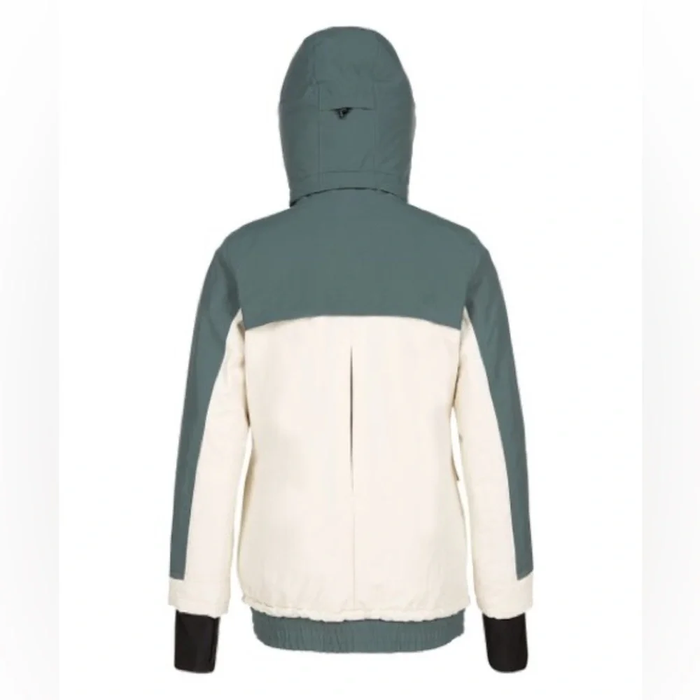 O'Neill | Gray & Cream Aviatrix Ski Jacket XS - Picture 2 of 5